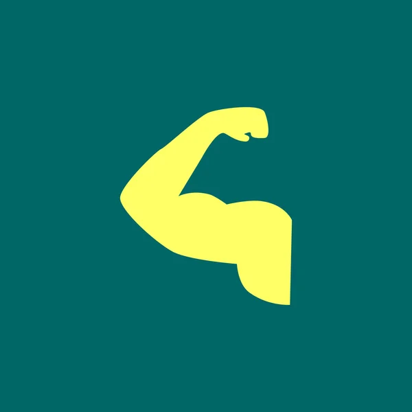 Gym flat icon — Stock Vector