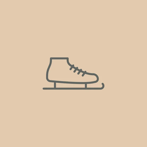 Σχήμα skate σύμβολο. — Διανυσματικό Αρχείο