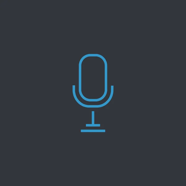 Voice microphone icon — Stock Vector