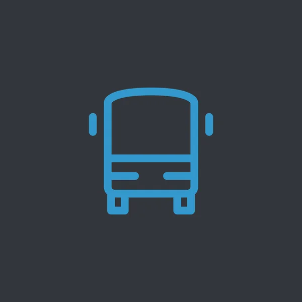 公共汽车交通工具图标 — 图库矢量图片
