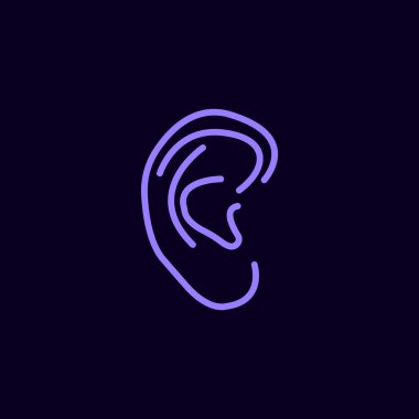 İnsan kulağının simgesi