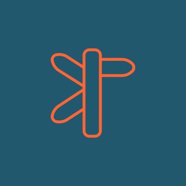 yön işareti simgesi