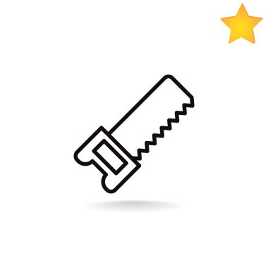 demir testeresi aracı simgesini