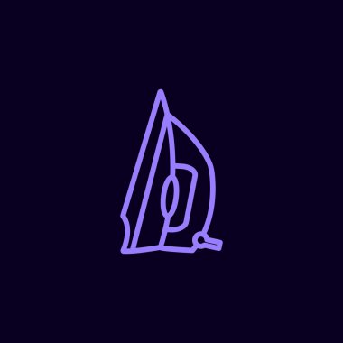 Yumuşatma-demir düz simgesi. 