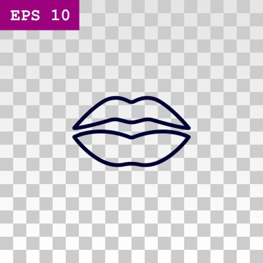 dudak kozmetik simgesi