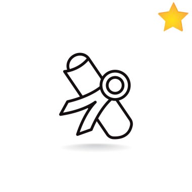 Diploma, sertifika simge 