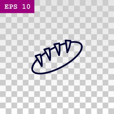 ekmek çizgi film simgesi