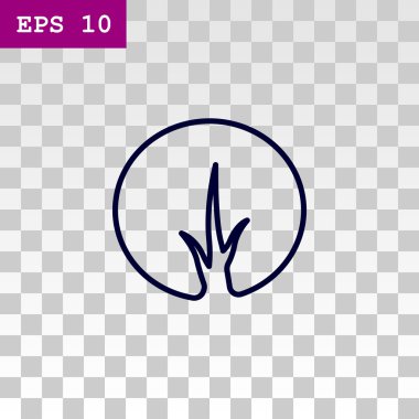 soyut ağaç simgesi