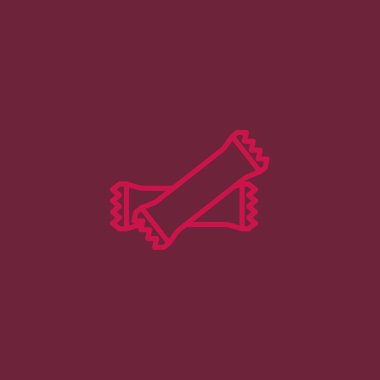 Polietilen mühürlü kapalı torbalar simgesi