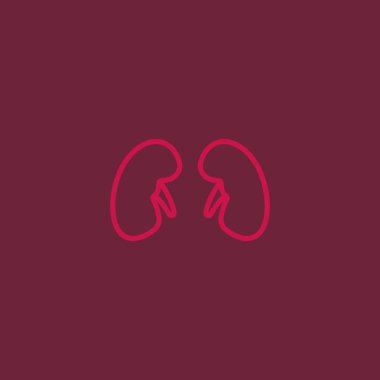 Tıp böbrekler simgesi