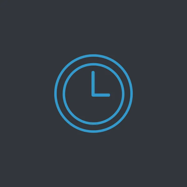 Reloj de tiempo icono — Vector de stock