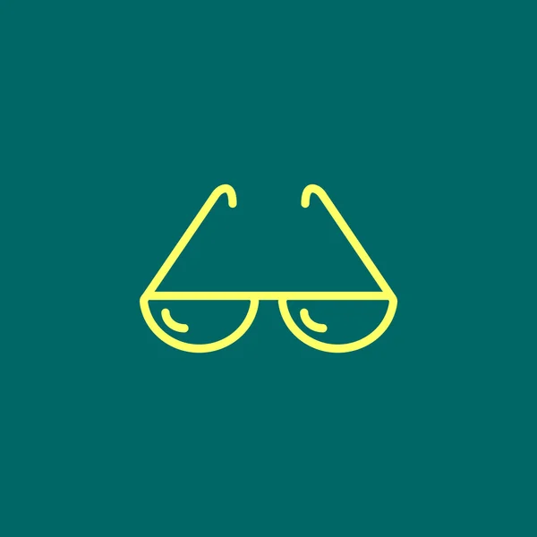 Sunglasses flat icon — Stock Vector