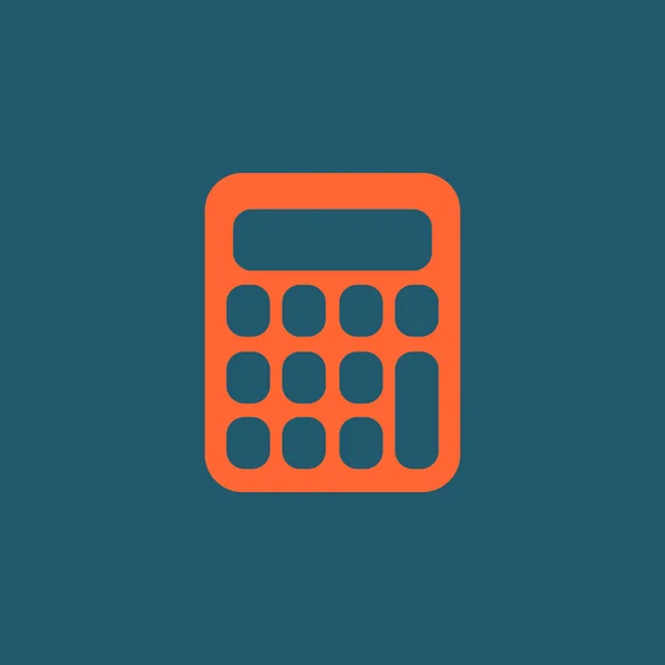 Calculadora de negocio icono — Vector de stock