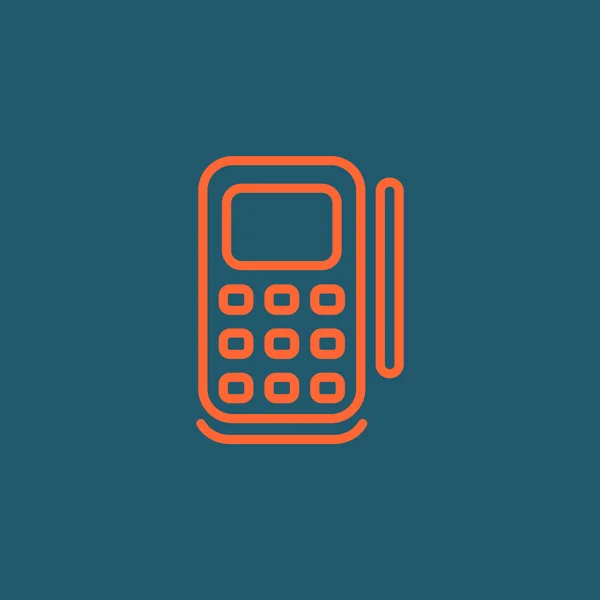 Mobiele telefon pictogram — Stockvector