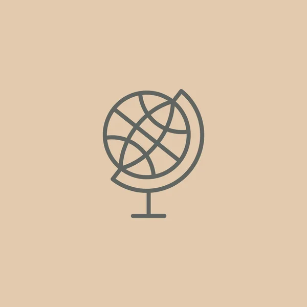 Иконка "Глобус" — стоковый вектор