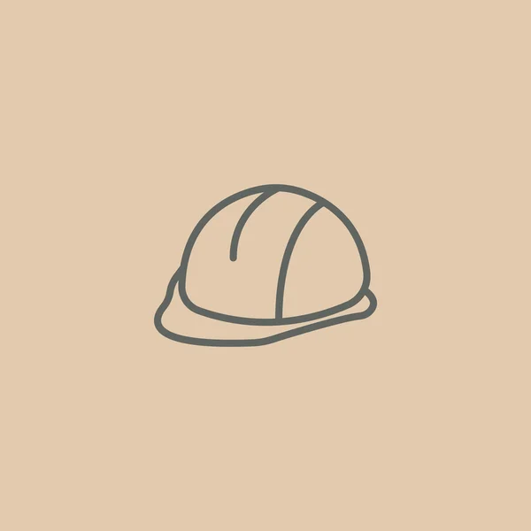 Hard hat icon — Stock Vector