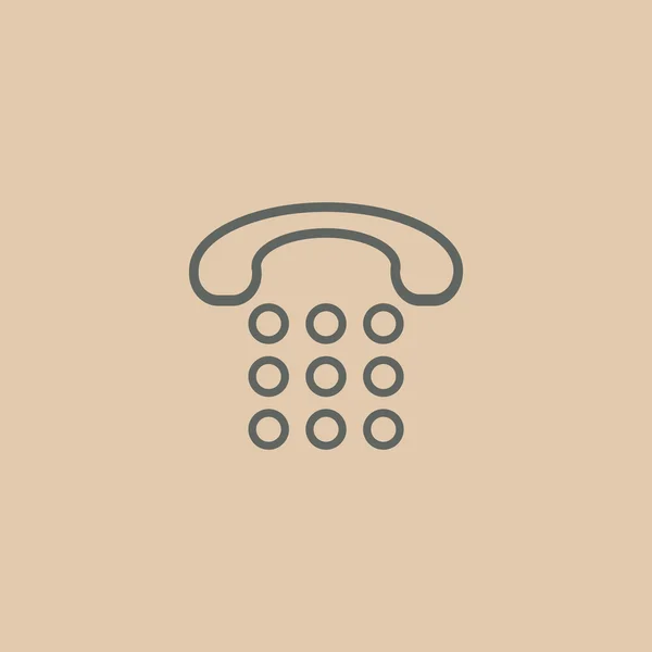 Icono clásico del teléfono — Archivo Imágenes Vectoriales