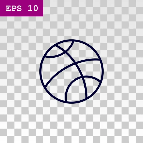Баскетбол аксесуар значок — стоковий вектор