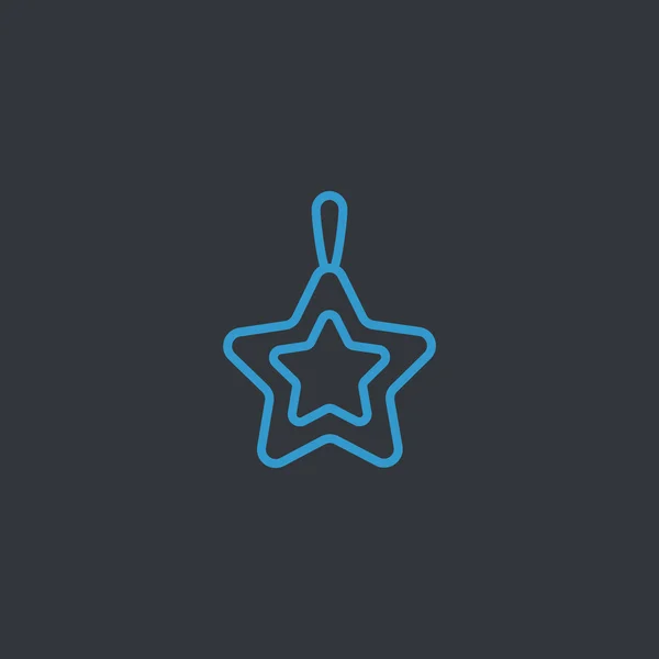 Christmas Star icon — Stock Vector
