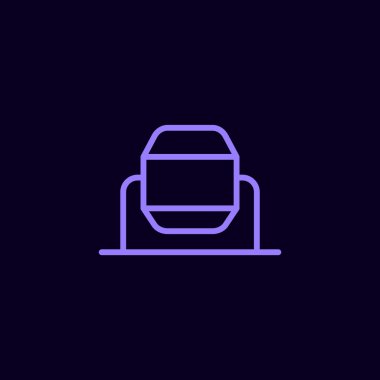 Beton karıştırıcı simgesini