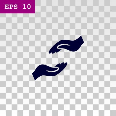 Yardım eller simgesini