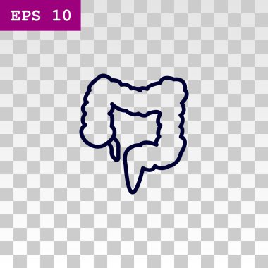 kalın bağırsak simgesi