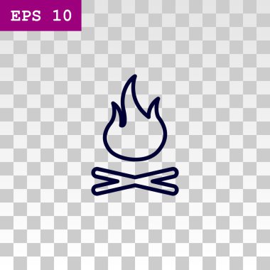 Yangın alevleri simgesi