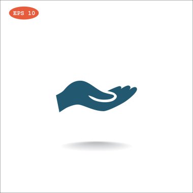 Sadaka web simgesi vermek.