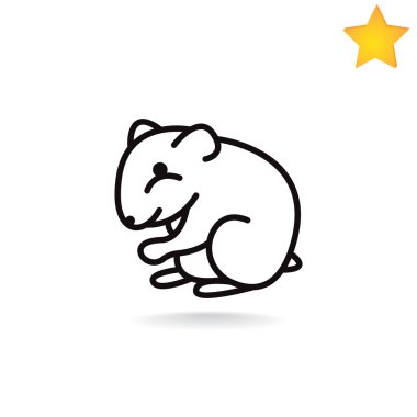 şirin hamster web simgesi