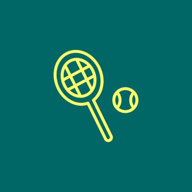 Tenis düz simgesi 