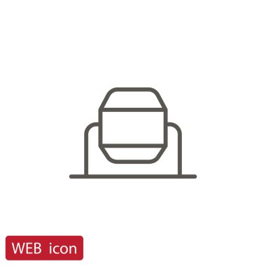 Beton Mikser düz simgesi 