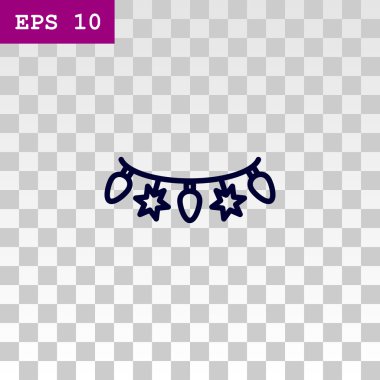 Noel çelenk simgesi