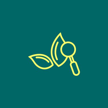 Botanik düz simgesi