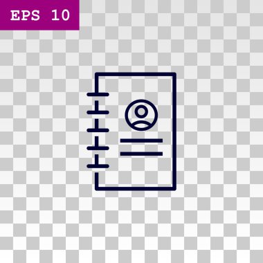 iletişim kitabı simgesi. 