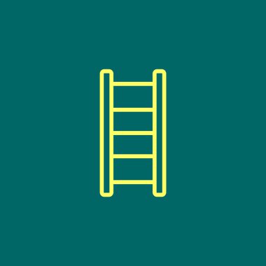 merdiven düz simgesi  