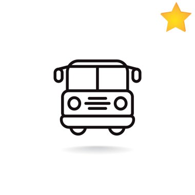 okul servisi simgesi