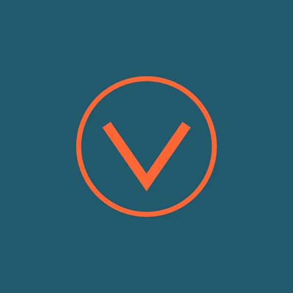 Arrow flat icon. — Stock Vector