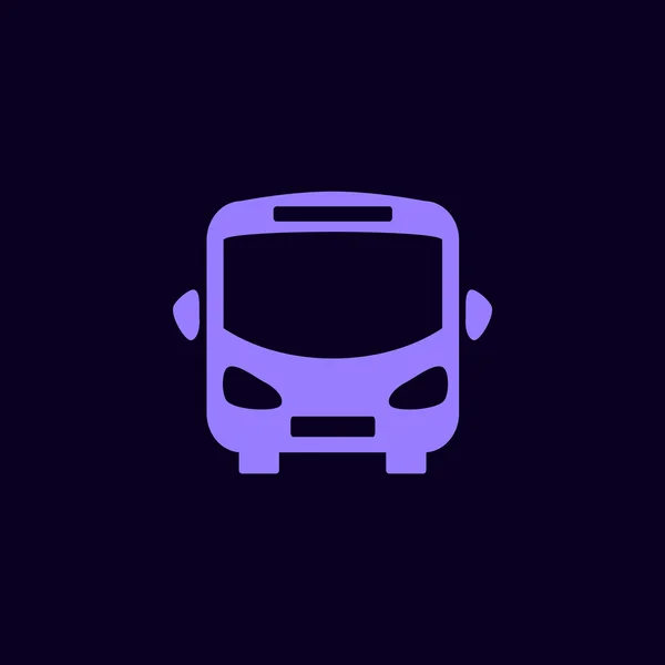 Busflat-Ikone — Stockvektor