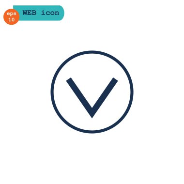 aşağı, ok simgesi indir