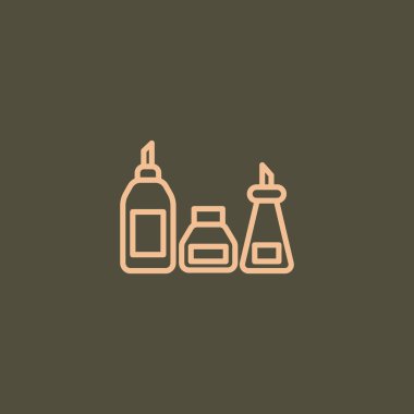mutfak şişe set simgesi 