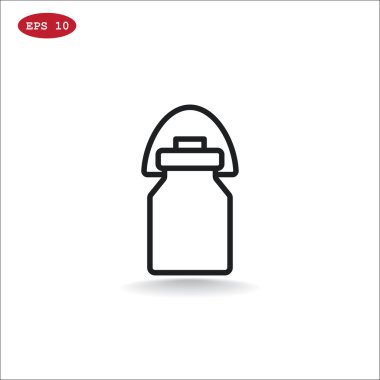 süt teneke kutu simgesi