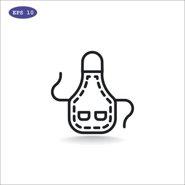 Mutfak önlüğü simgesi