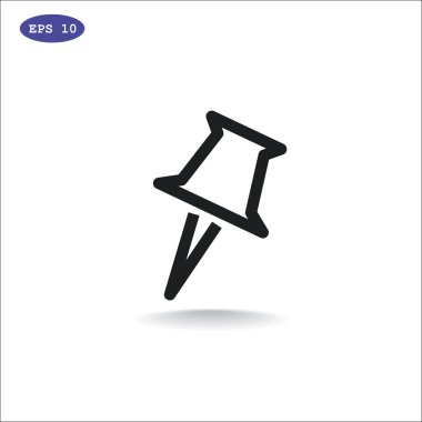 Raptiye, itme PIN simgesi