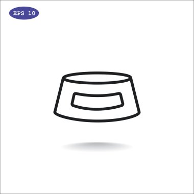 kase için evde beslenen hayvan yiyecek simgesi