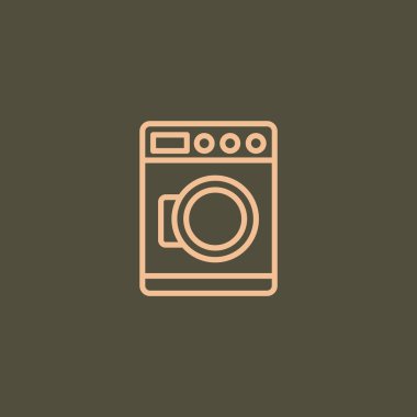 çamaşır makinesi simgesi