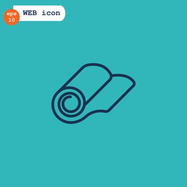 rulo duvar kağıdı simgesinin