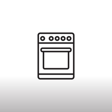 Mutfak sobası simgesi