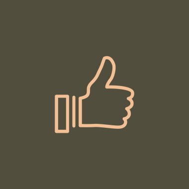 Gibi başparmak yukarı simgesi