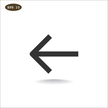 Arka kapağı transparan, önceki ok simgesi