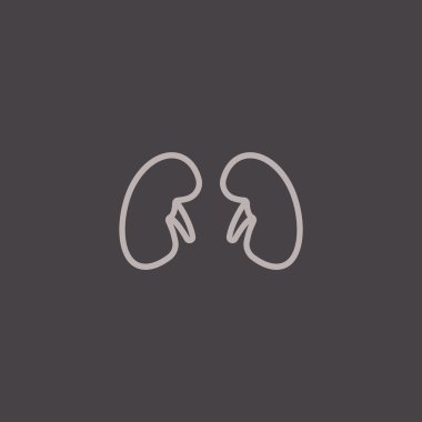 Tıp böbrekler simgesi